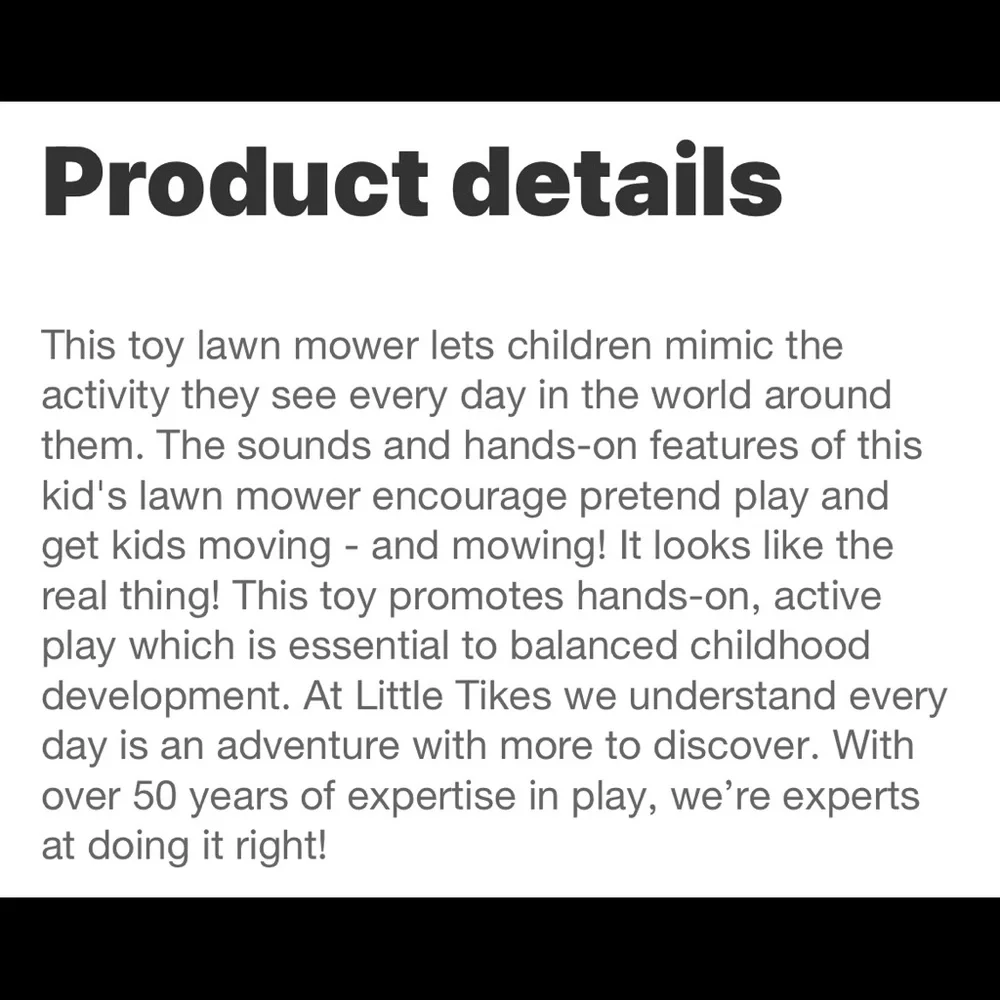 LITTLE TIKES LAWN MOWER - Picture 8 of 8